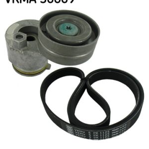 Set curea transmisie cu caneluri MITSUBISHI CARISMA (DA_) 1.9 DI-D (DA5A) diesel 102 cai SKF VKMA 36069