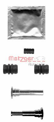Set bucsi de ghidaj etrier frana MITSUBISHI L200 (K7_T, K6_T, K5_T) 2.5 TD 4WD (K74T) diesel 115 cai METZGER 113-1317X