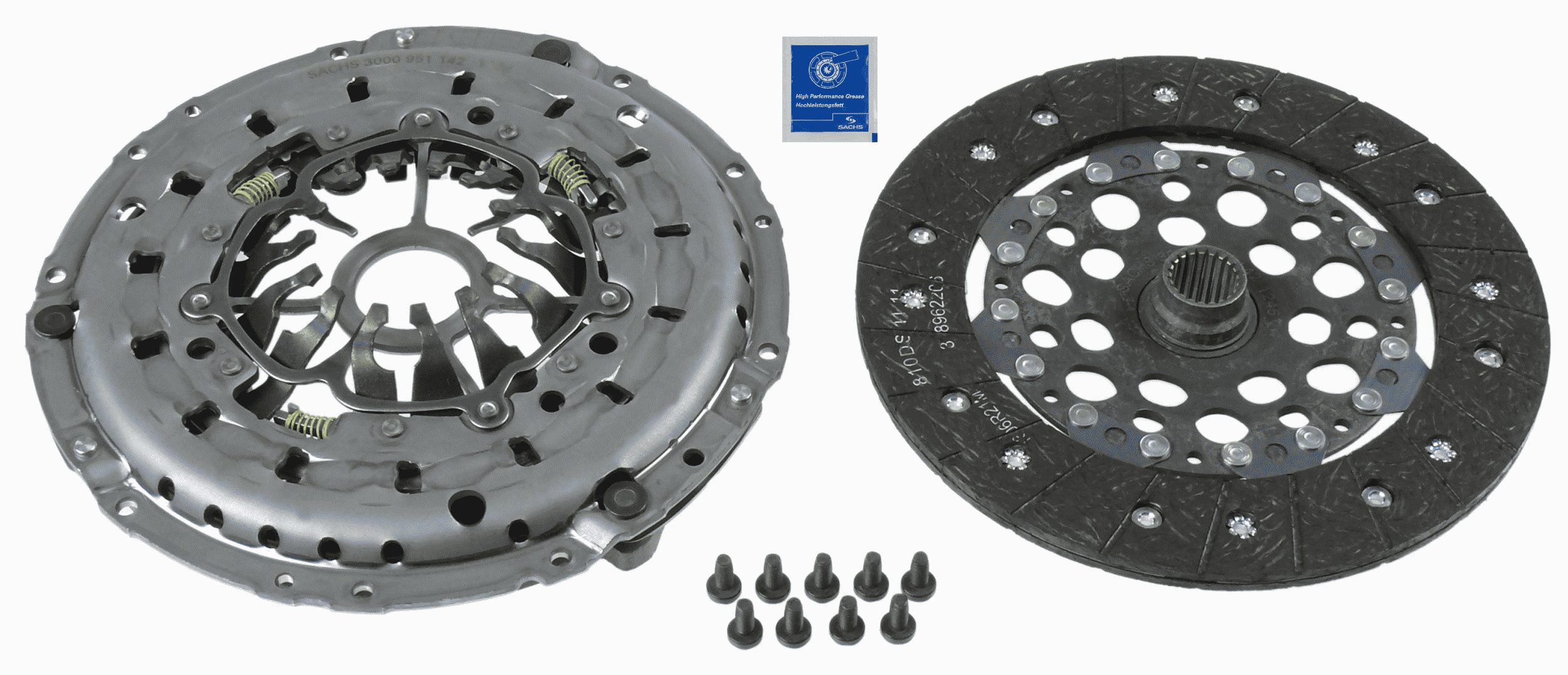Kit ambreiaj OPEL VIVARO A bus (X83) 2.5 DTI (F7, J7, A07) diesel 135 cai SACHS 3000 951 142