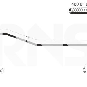 Racord evacuare OPEL COMBO Tour 1.6 benzina 87 cai ERNST 012522