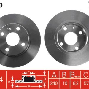 Disc frana OPEL COMBO Autoutilitara/limuzina spatioasa 1.3 CDTI 16V diesel 75 cai TRW DF4200