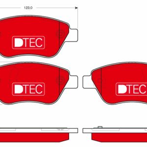 Placute frana OPEL ADAM (M13) 1.0 benzina 90 cai TRW GDB1700DTE