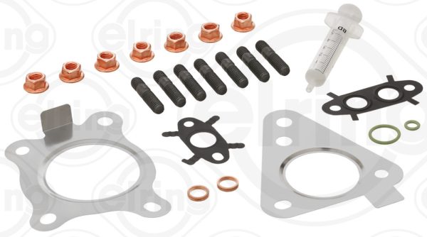 Set montaj turbocompresor OPEL VIVARO A platou / sasiu (X83) 2.5 CDTI diesel 114 cai ELRING 453.830