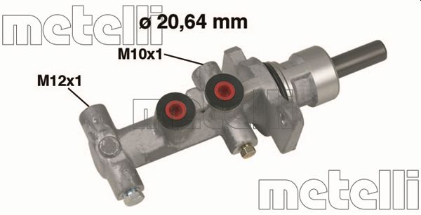 Pompa centrala frana OPEL VIVARO A caroserie (X83) 1.9 DI (F7) diesel 80 cai METELLI 05-0553