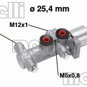 Pompa centrala frana OPEL VIVARO A platou / sasiu (X83) 1.9 Di diesel 82 cai METELLI 05-0767