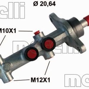 Pompa centrala frana OPEL VIVARO A platou / sasiu (X83) 2.0 CDTI diesel 90 cai METELLI 05-0864