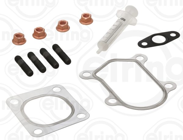 Set montaj turbocompresor OPEL MOVANO A platou / sasiu (X70) 2.8 DTI (ED, HD, UD0, UD4) diesel 114 cai ELRING 714.810