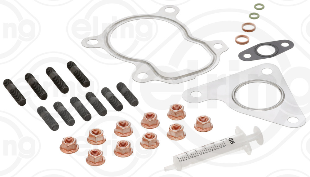 Set montaj turbocompresor OPEL VIVARO A bus (X83) 1.9 DI (F7, J7, A07) diesel 80 cai ELRING 715.350
