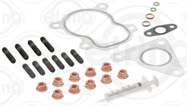 Set montaj turbocompresor OPEL VIVARO A caroserie (X83) 1.9 DTI (F7) diesel 101 cai ELRING 715.350