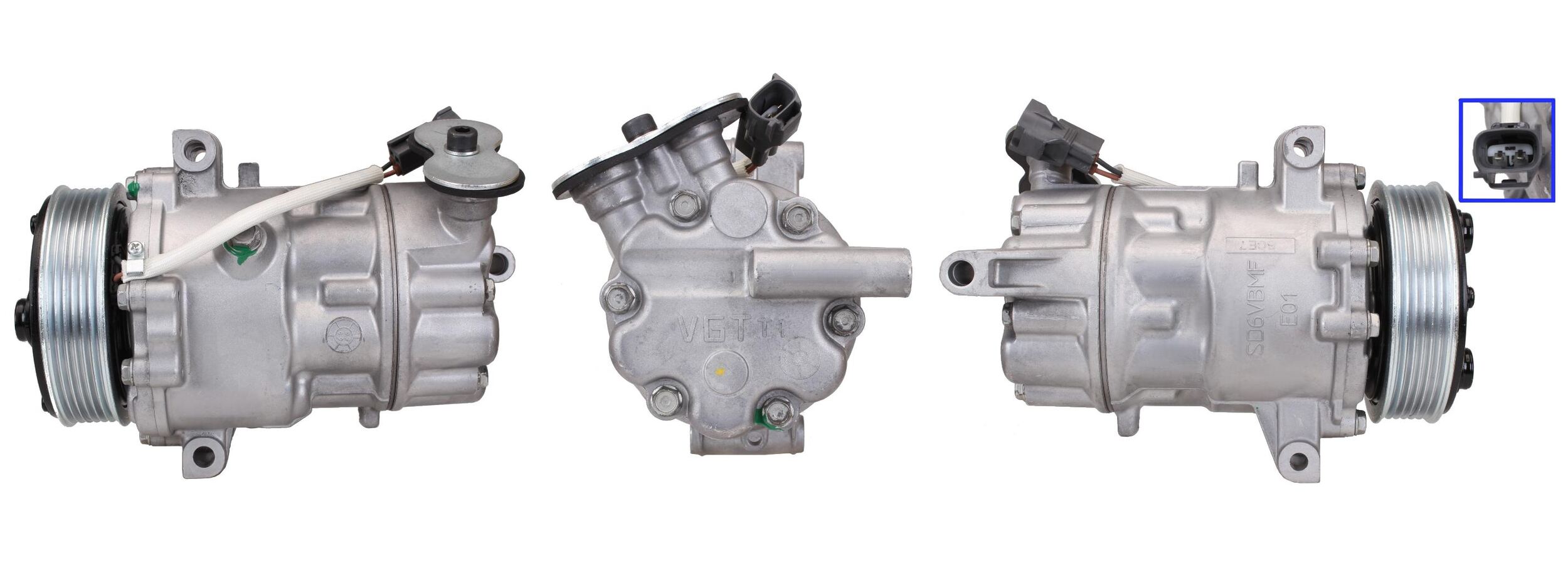 Compresor climatizare OPEL COMBO Autoutilitara/limuzina spatioasa (X12) 1.6 CDTI (B05) diesel 105 cai LUCAS ACP734