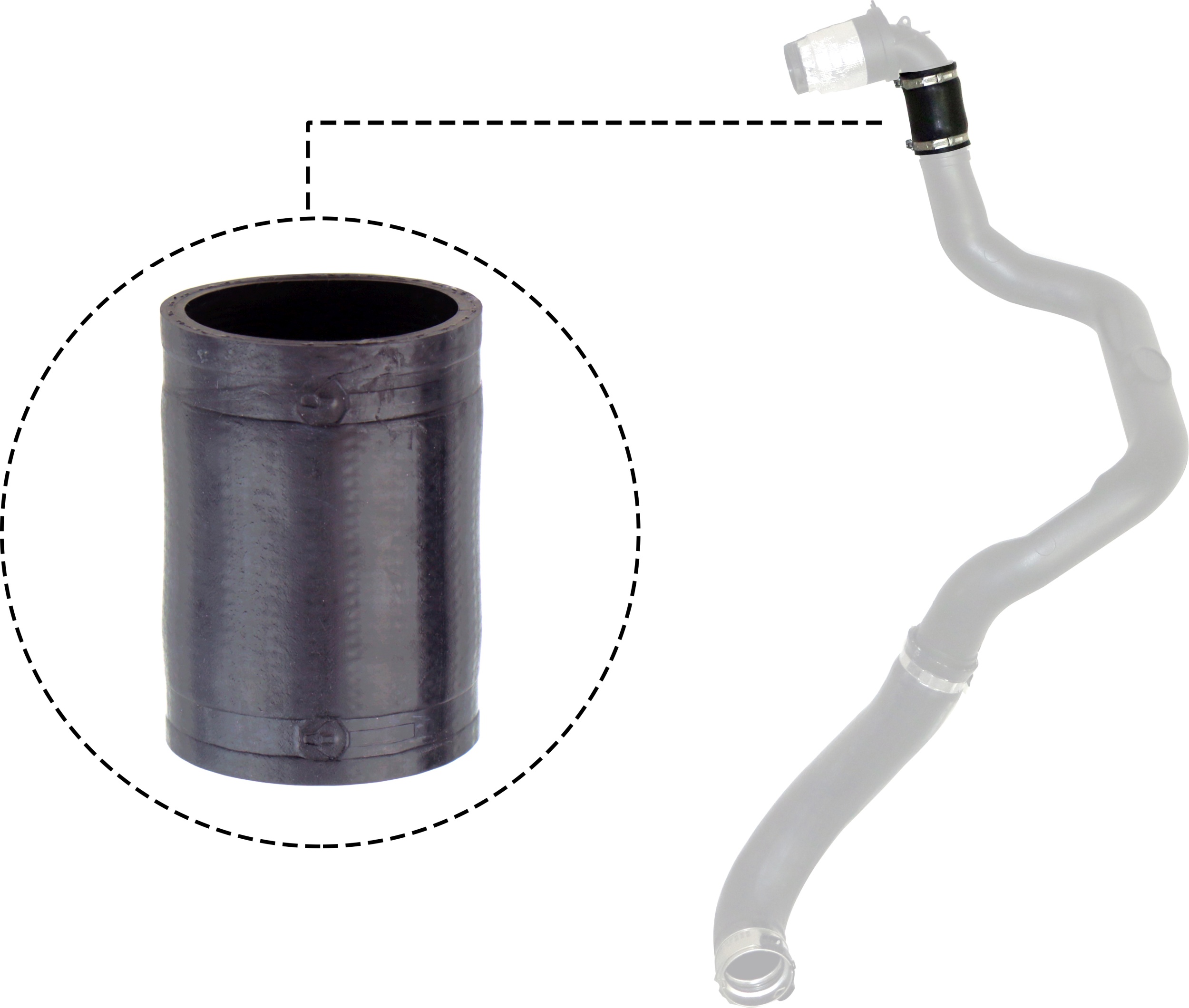 Furtun aer supraalimentare OPEL MOVANO B bus (X62) 2.3 CDTI FWD (JV) diesel 150 cai GATES 09-0534