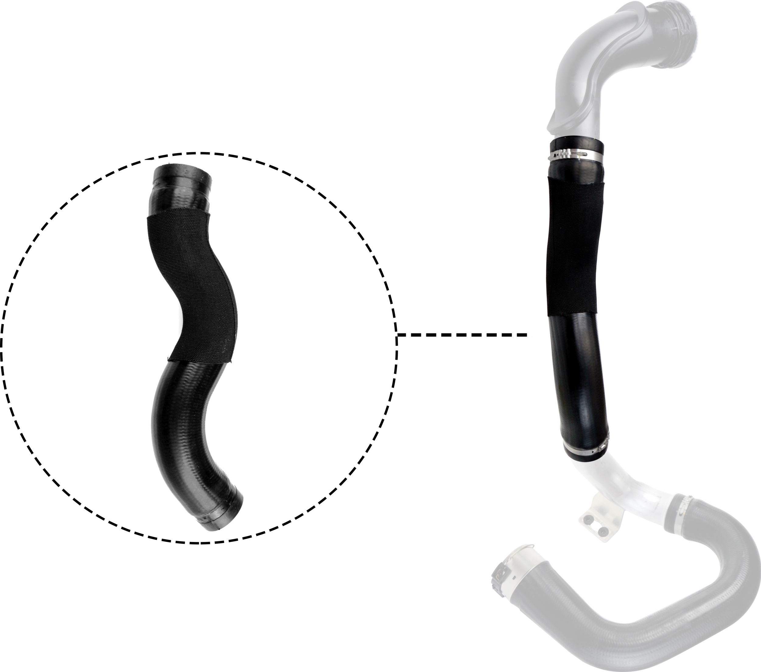 Furtun aer supraalimentare OPEL MOKKA / MOKKA X (J13) 1.6 CDTI 4x4 (_76) diesel 136 cai GATES 09-0701