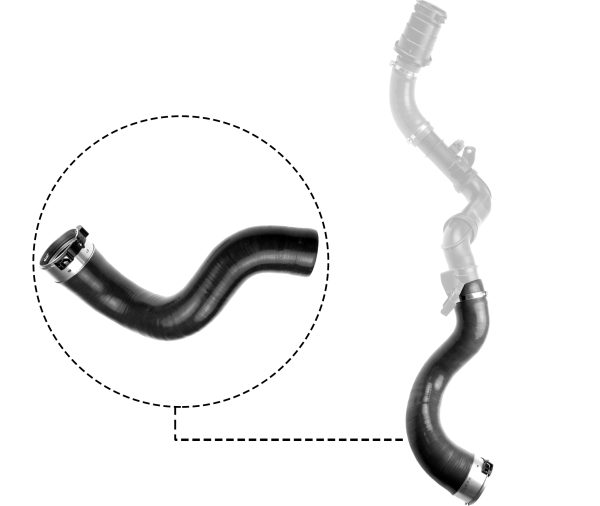 Furtun aer supraalimentare OPEL VIVARO B bus (X82) 1.6 CDTI (06) diesel 95 cai GATES 09-1301