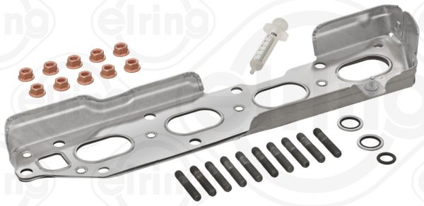 Set montaj turbocompresor OPEL MOVANO C platou / sasiu (U9) 2.2 D diesel 120 cai ELRING B43.850