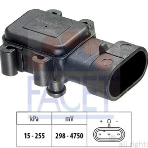 Senzor presiune aer OPEL VIVARO A bus (X83) 1.9 DI (F7, J7, A07) diesel 80 cai FACET 10.3064