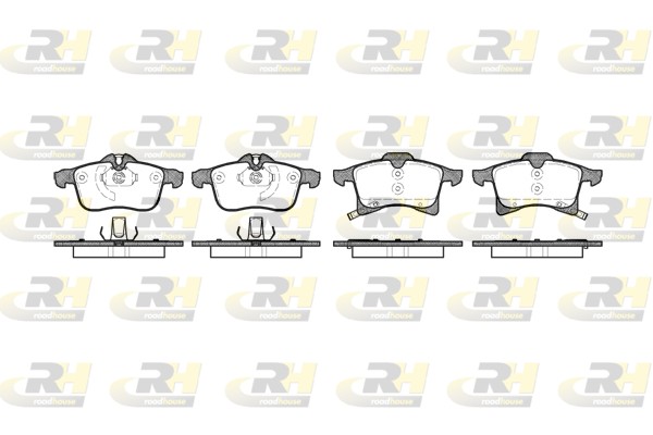 Placute frana OPEL COMBO Tour 1.6 benzina 87 cai ROADHOUSE 21036.02