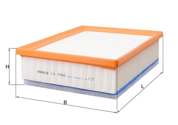 Filtru aer OPEL VIVARO B bus (X82) 1.6 CDTI (06) diesel 145 cai KNECHT LX 4068