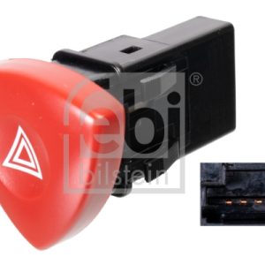 Comutator lumini de avarie OPEL MOVANO A bus (X70) 2.2 DTI (JD) diesel 90 cai FEBI BILSTEIN 107792
