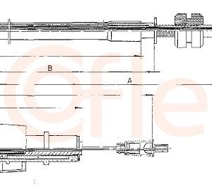 Cablu acceleratie OPEL COMBO Autoutilitara/limuzina spatioasa (71_) 1.2 benzina 45 cai COFLE 11.1324