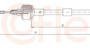 Cablu ambreiaj OPEL COMBO Autoutilitara/limuzina spatioasa (71_) 1.7 D diesel 60 cai COFLE 11.2532