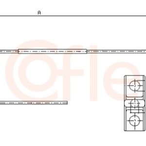Cablu frana de parcare OPEL VIVARO A platou / sasiu (X83) 2.0 CDTI diesel 90 cai COFLE 11.6802