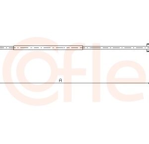 Cablu frana de parcare OPEL VIVARO A platou / sasiu (X83) 2.0 CDTI diesel 90 cai COFLE 11.6809