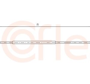Cablu frana de parcare OPEL VIVARO A bus (X83) 2.0 CDTI (F7, J7, A07) diesel 114 cai COFLE 11.6815