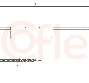 Cablu frana de parcare OPEL VIVARO A platou / sasiu (X83) 2.5 CDTI diesel 146 cai COFLE 11.6817