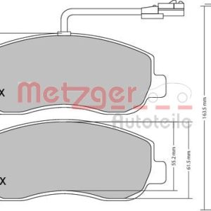 Placute frana OPEL MOVANO B bus (X62) 2.3 CDTI FWD (JV) diesel 146 cai METZGER 1170148