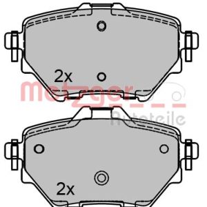 Placute frana OPEL COMBO Autoutilitara/limuzina spatioasa (K9) 1.5 D diesel 131 cai METZGER 1170798