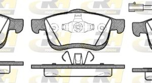 Placute frana OPEL COMBO Tour (X12) 1.4 (C26, D26, E26, C06) benzina 95 cai ROADHOUSE 21183.01