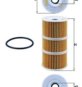 Filtru ulei OPEL VIVARO B caroserie (X82) 1.6 CDTI (05) diesel 90 cai MAHLE ORIGINAL OX 389/1D