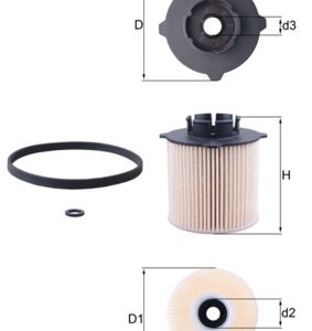 Filtru combustibil OPEL CASCADA (W13) 2.0 CDTI (67) diesel 165 cai MAHLE ORIGINAL KX 265D