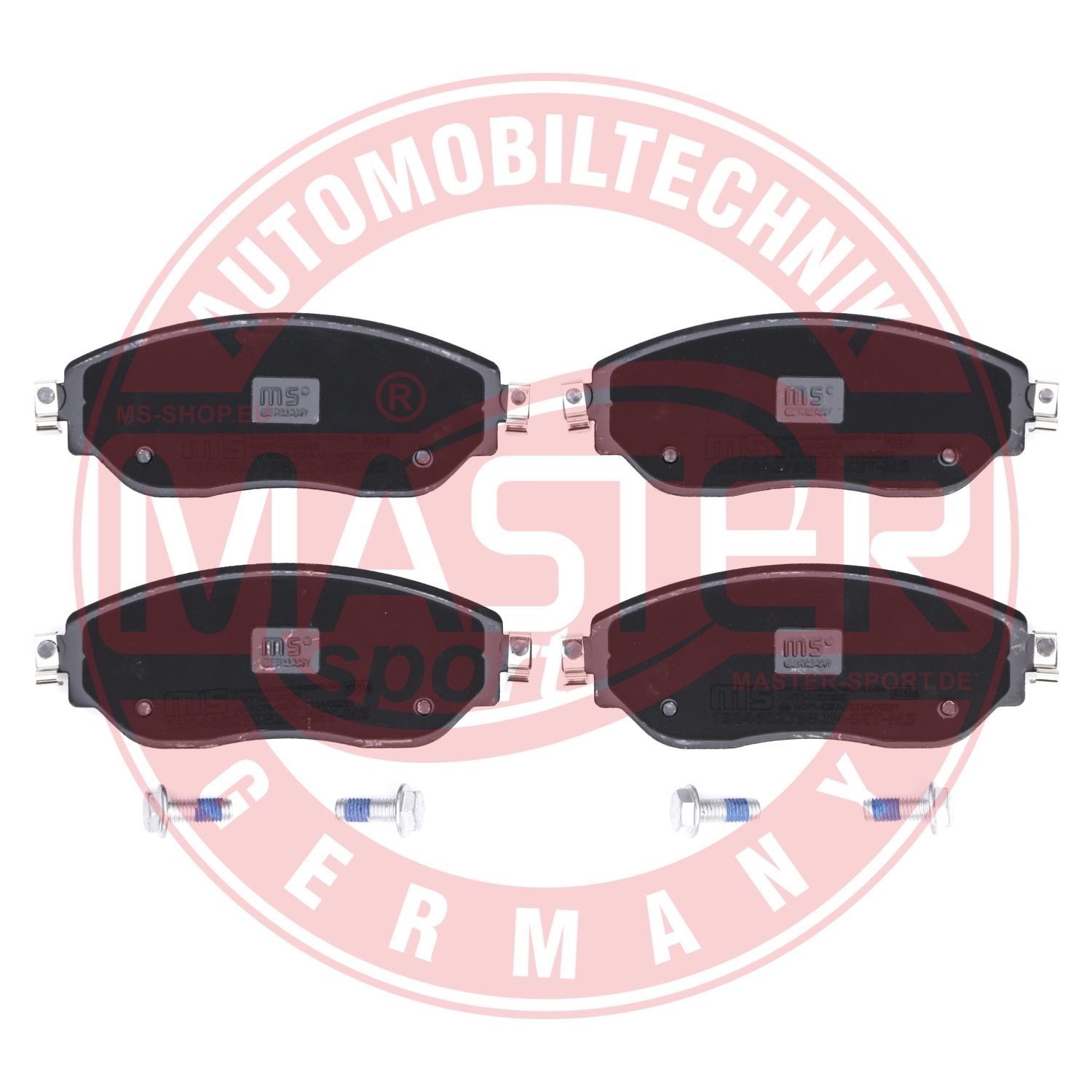 Placute frana OPEL VIVARO B caroserie (X82) 1.6 CDTI (05) diesel 95 cai MASTERSPORT GERMANY 13046027982N-SET-MS