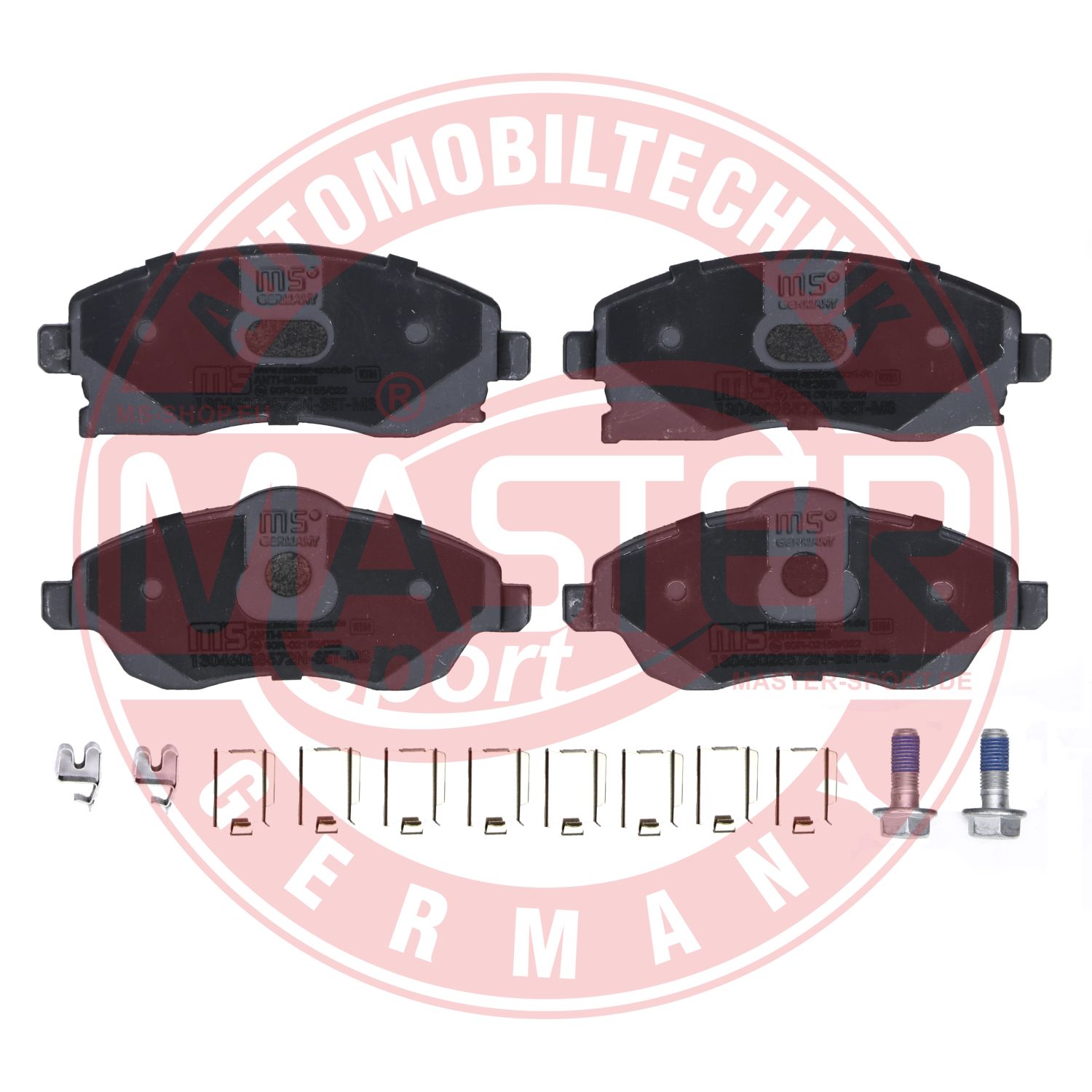 Placute frana OPEL COMBO Tour 1.6 benzina 87 cai MASTERSPORT GERMANY 13046028572N-SET-MS