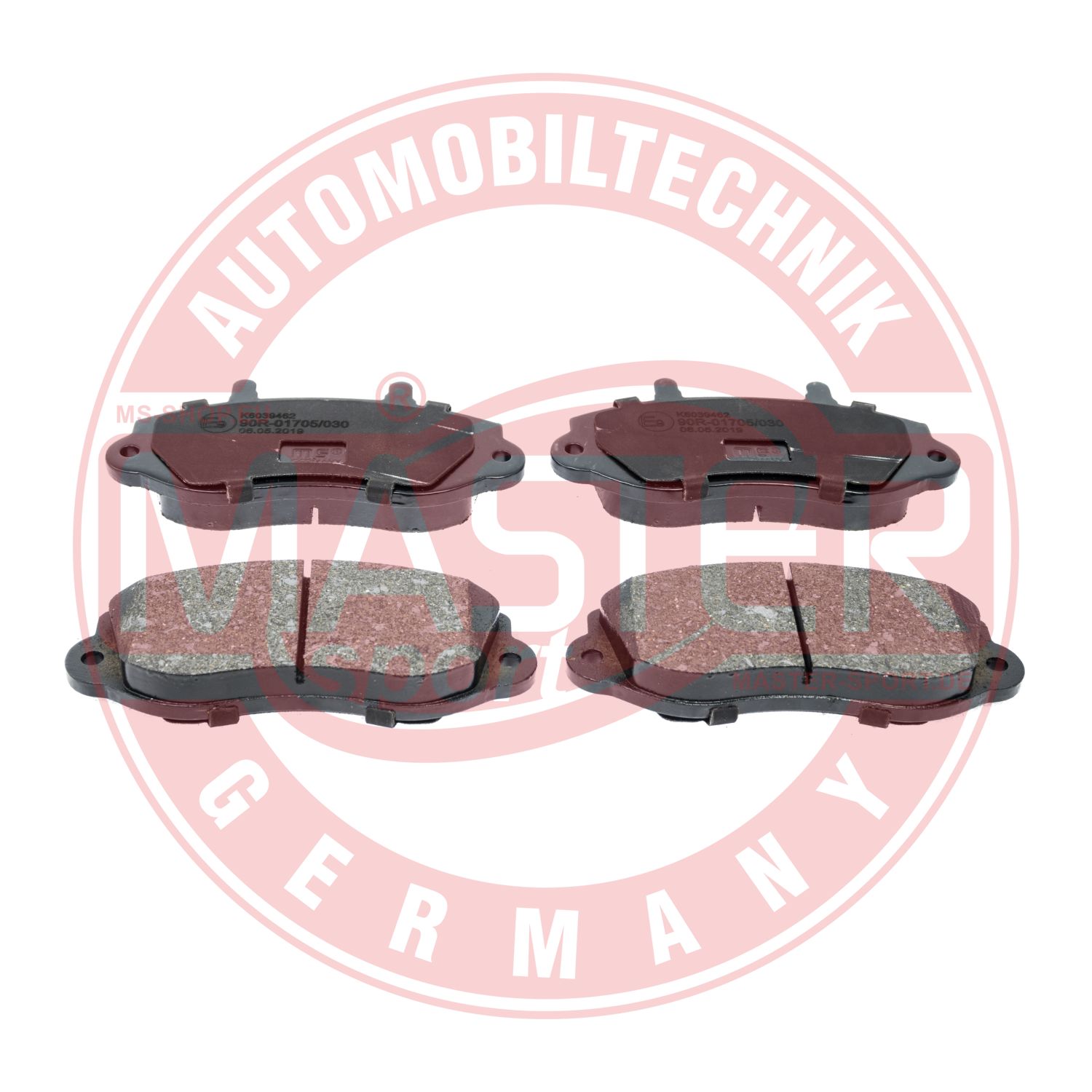Placute frana OPEL MOVANO A bus (X70) 1.9 DTI (JD) diesel 82 cai MASTERSPORT GERMANY 13046039462N-SET-MS
