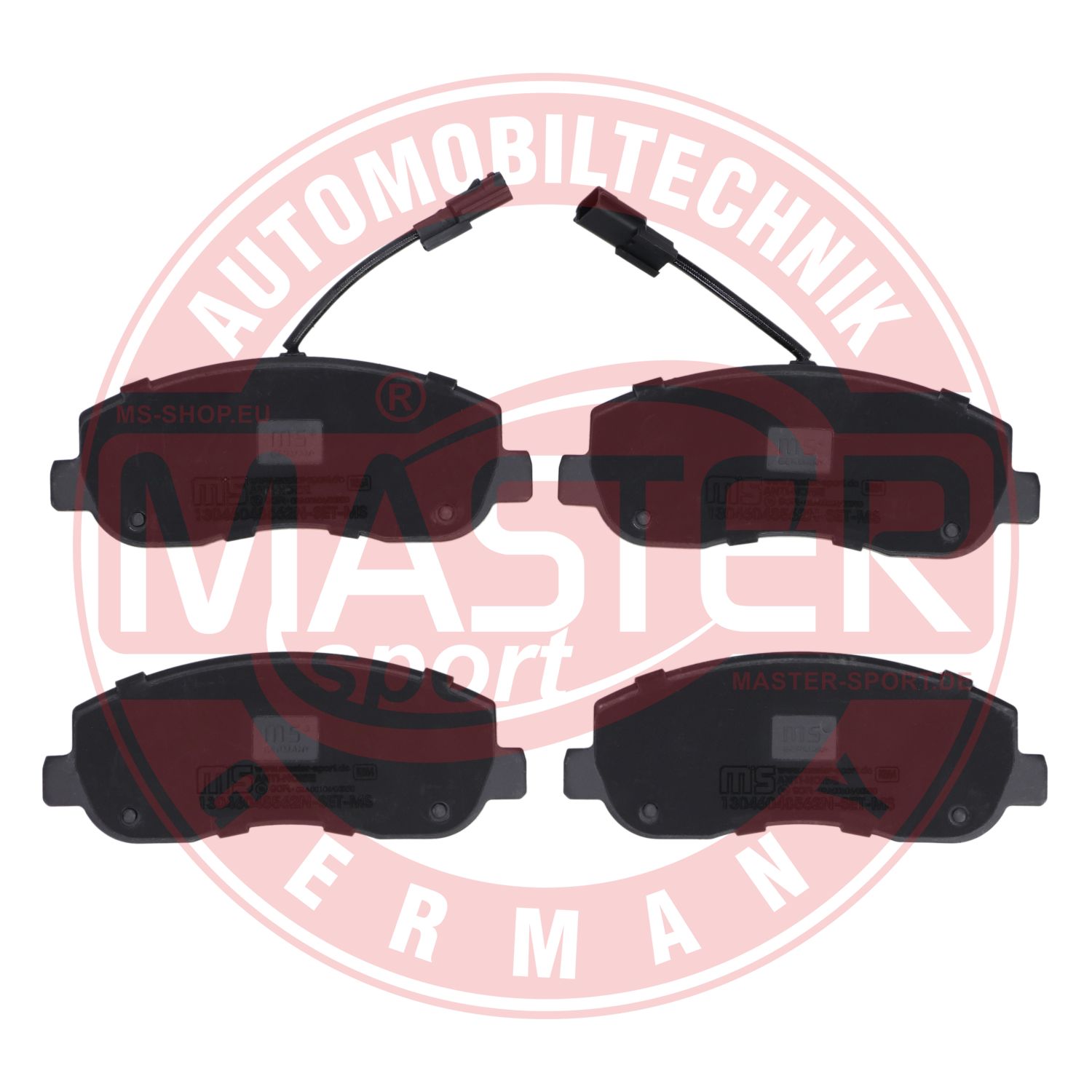 Placute frana OPEL MOVANO B platou / sasiu (X62) 2.3 CDTI RWD (EV, HV, UV) diesel 125 cai MASTERSPORT GERMANY 13046048562N-SET-MS