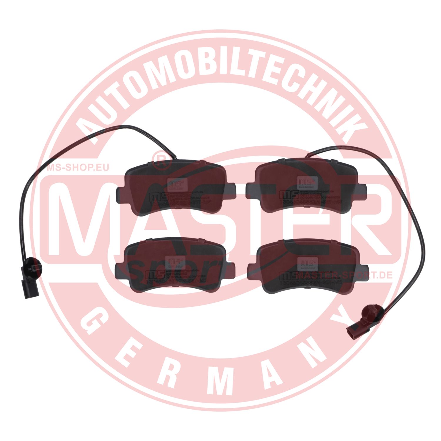 Placute frana OPEL MOVANO B platou / sasiu (X62) 2.3 CDTI RWD (EV, HV, UV) diesel 125 cai MASTERSPORT GERMANY 13046048582N-SET-MS