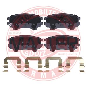 Placute frana OPEL CASCADA (W13) 1.6 SIDI (67) benzina 170 cai MASTERSPORT GERMANY 13046056122N-SET-MS
