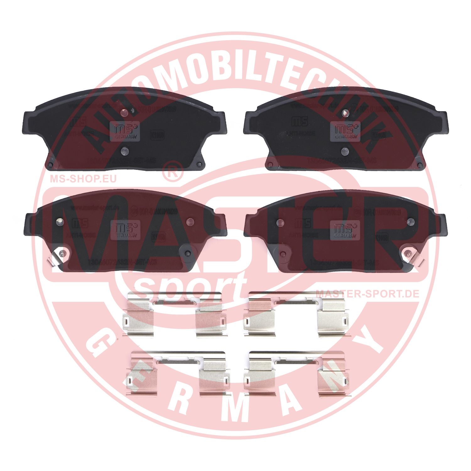 Placute frana OPEL MOKKA / MOKKA X (J13) 1.6 CDTI (_76) diesel 110 cai MASTERSPORT GERMANY 13046072632N-SET-MS