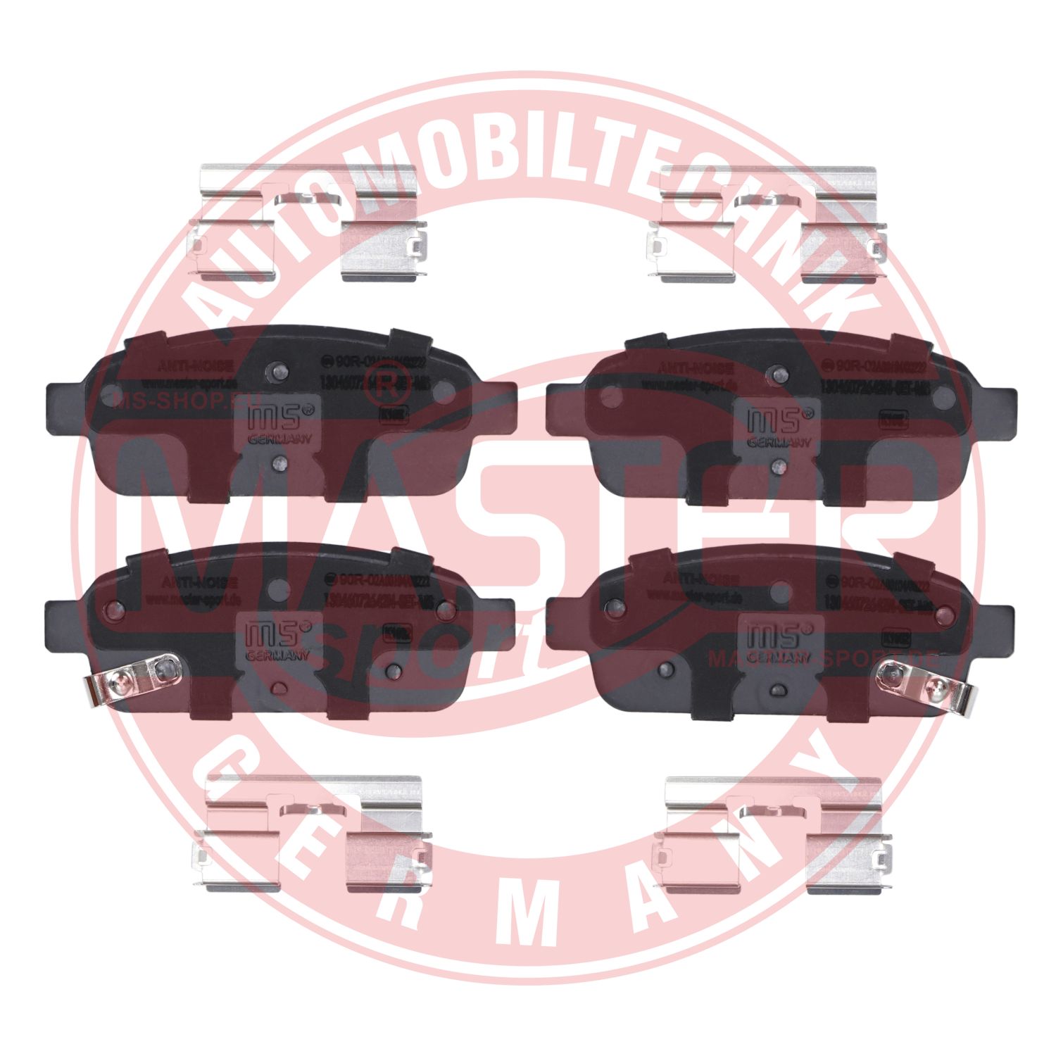 Placute frana OPEL MOKKA / MOKKA X (J13) 1.7 CDTI (_76) diesel 131 cai MASTERSPORT GERMANY 13046072642N-SET-MS