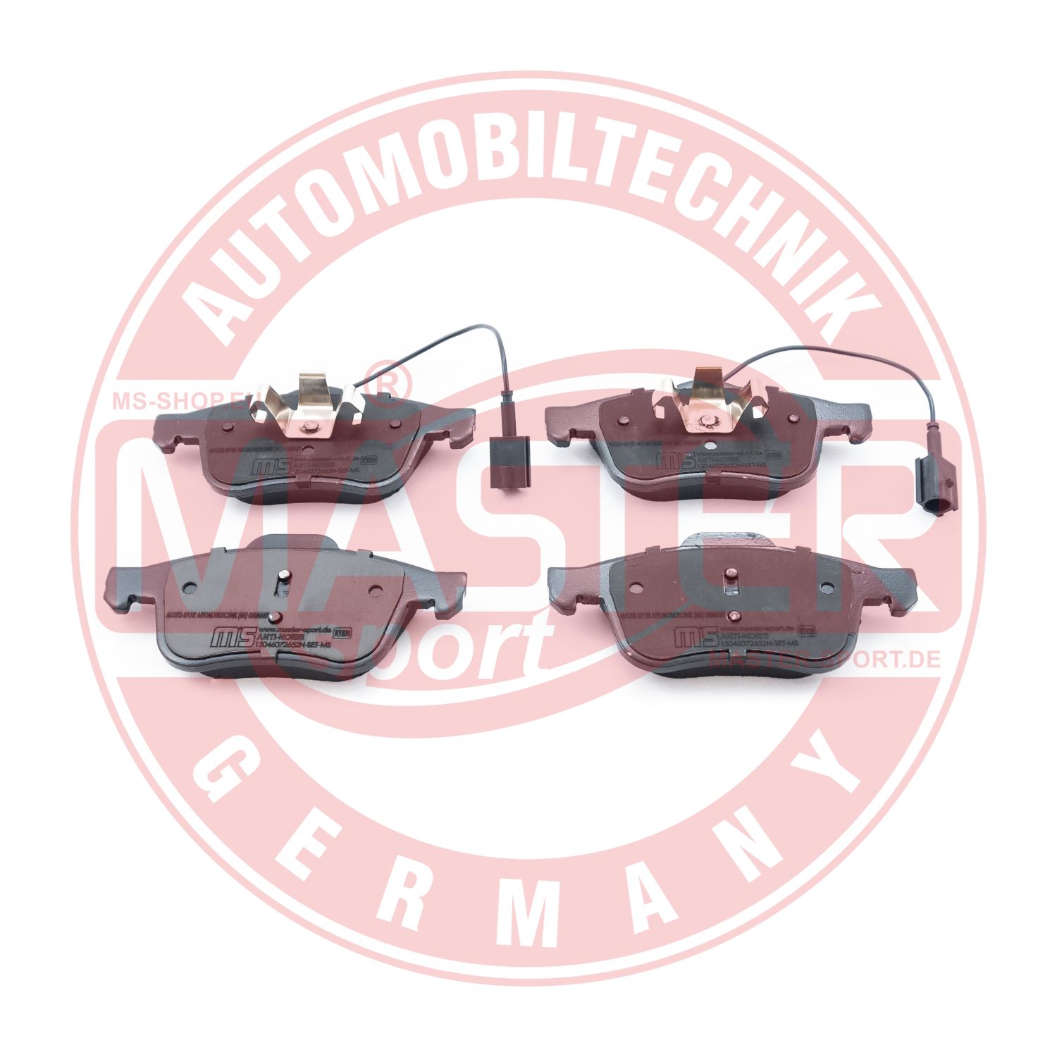 Placute frana OPEL COMBO Tour (X12) 1.6 CDTI (C26, D26, E26, C05) diesel 90 cai MASTERSPORT GERMANY 13046072652N-SET-MS