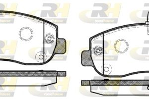 Placute frana OPEL MOVANO B caroserie (X62) 2.3 CDTI FWD (FV) diesel 136 cai ROADHOUSE 21449.01