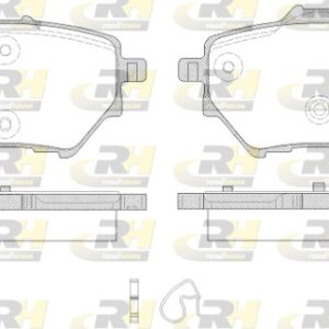 Placute frana OPEL COMBO Autoutilitara/limuzina spatioasa (K9) 1.5 D diesel 102 cai ROADHOUSE 21562.00