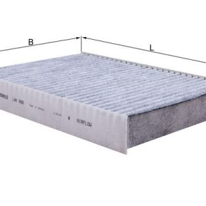 Filtru polen OPEL VIVARO B platou / sasiu (X82) 1.6 CDTI (03) diesel 125 cai KNECHT LAK 686