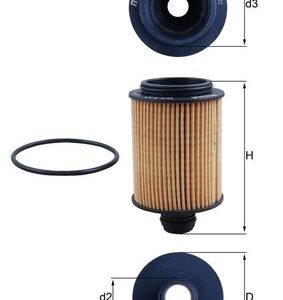 Filtru ulei OPEL COMBO Tour (X12) 1.6 CDTI (C26, D26, E26, C05) diesel 90 cai MAHLE ORIGINAL OX 553D