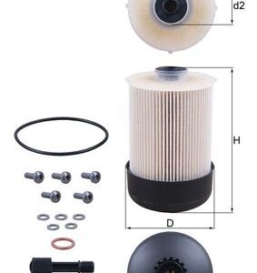 Filtru combustibil OPEL VIVARO B bus (X82) 1.6 CDTI (06) diesel 90 cai MAHLE ORIGINAL KX 338/22D