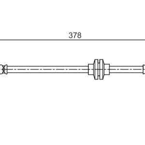 Furtun frana OPEL MOVANO B caroserie (X62) 2.3 CDTI RWD (FV) diesel 163 cai BOSCH 1 987 481 707