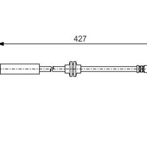 Furtun frana OPEL ADAM (M13) 1.0 benzina 115 cai BOSCH 1 987 481 A47