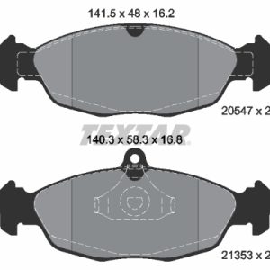 Placute frana OPEL COMBO Autoutilitara/limuzina spatioasa (71_) 1.4 benzina 60 cai TEXTAR 2054701